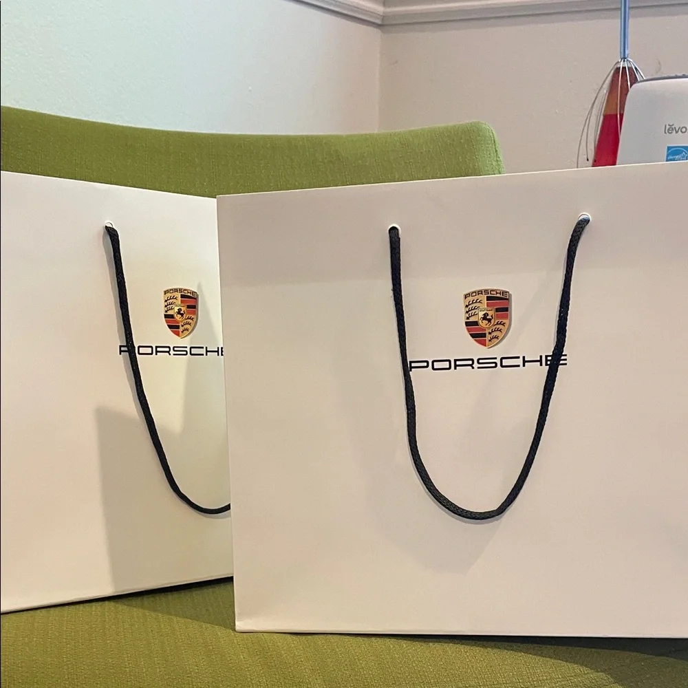 Porsche Design White Storage Bags